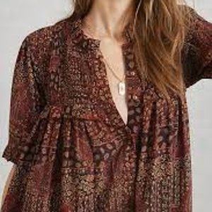 Shruti Sancheti Leona Smocked Maxi Dress